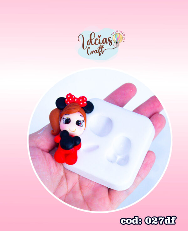 Molde de silicone aplique pijaminhas