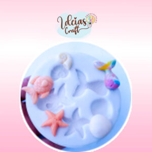 Molde de silicone coleção fundo do mar