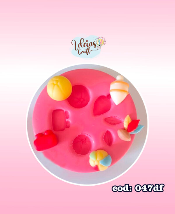 Molde de silicone coleção brinquedos