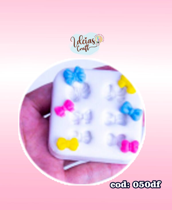 Molde de silicone coleção laços 1 (pequenos)